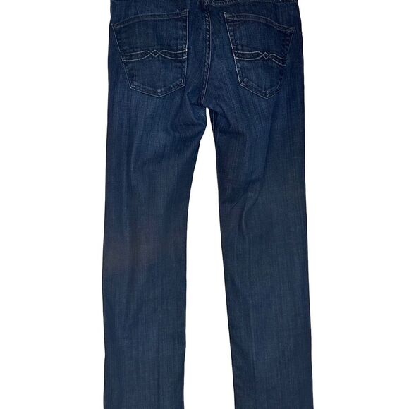 Lucky Brand 221 Original Straight Men's Dark Blue Jeans 32x32 - Picture 3 of 9